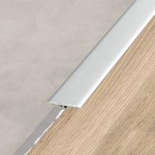 Schluter RENO-T-AE Flooring Transition T Bar Matt Silver Anodised Aluminium 2.5m Length